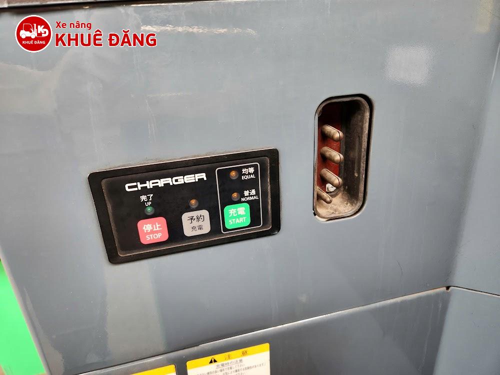 Xe nâng điện đứng lái 1.4 tấn Toyota 7FBR14, nâng cao 4.5m