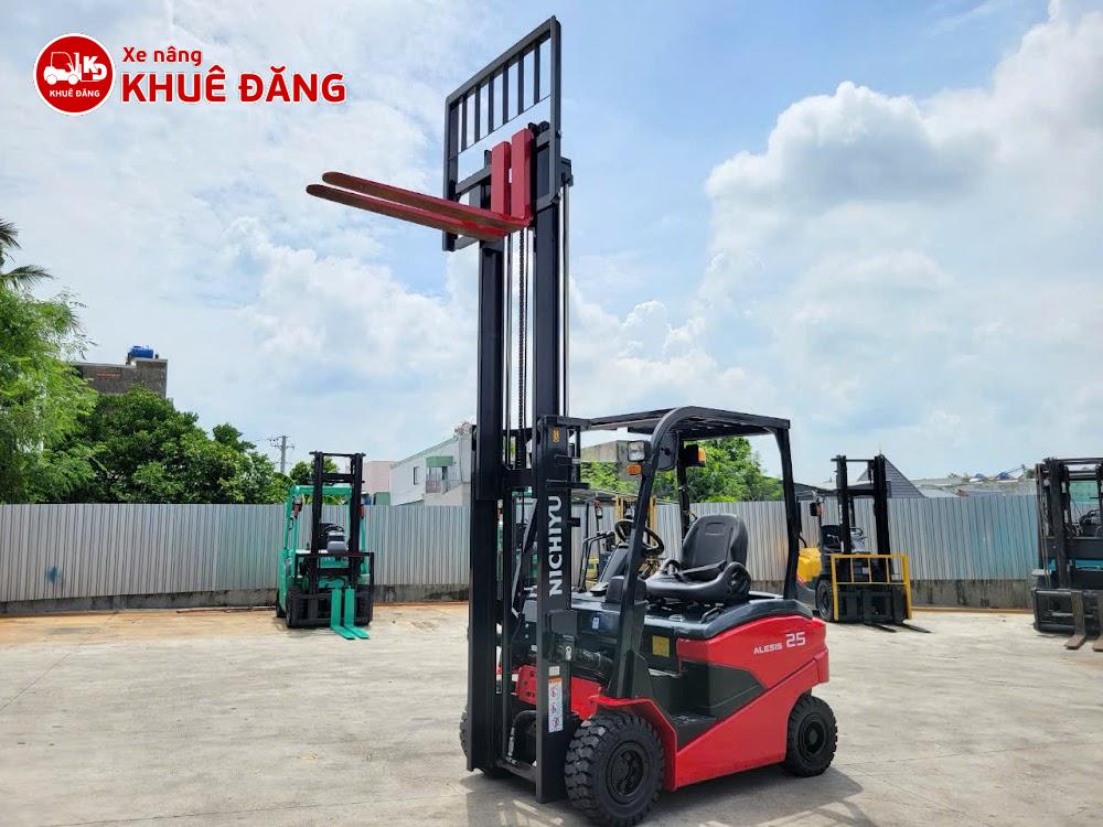 Xe nâng điện ngồi lái 2.5 tấn Nichiyu FB25PN-80, 3m, 2020