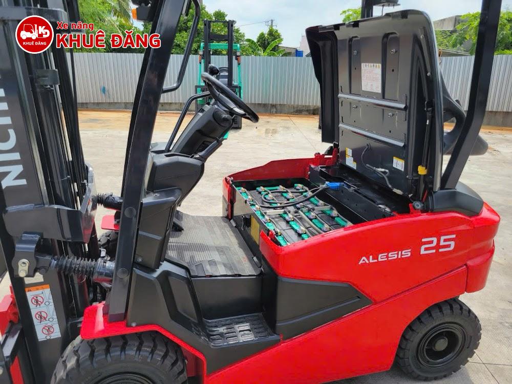 Xe nâng điện ngồi lái 2.5 tấn Nichiyu FB25PN-80, 3m, 2020