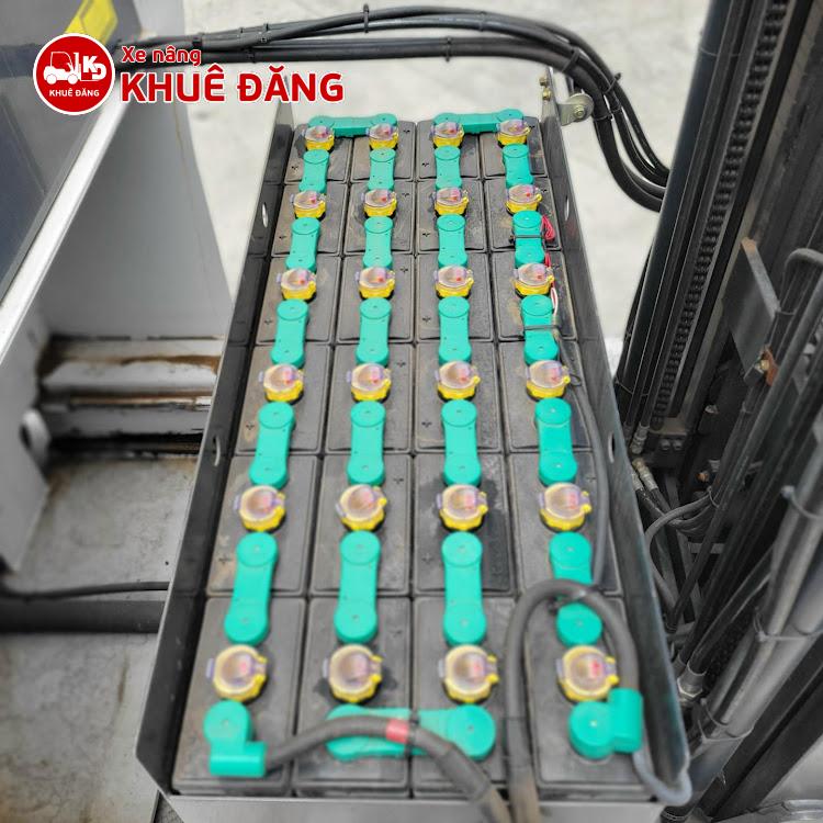 Xe nâng điện đứng lái 1.5 tấn Unicarriers FBR15-8, 6m