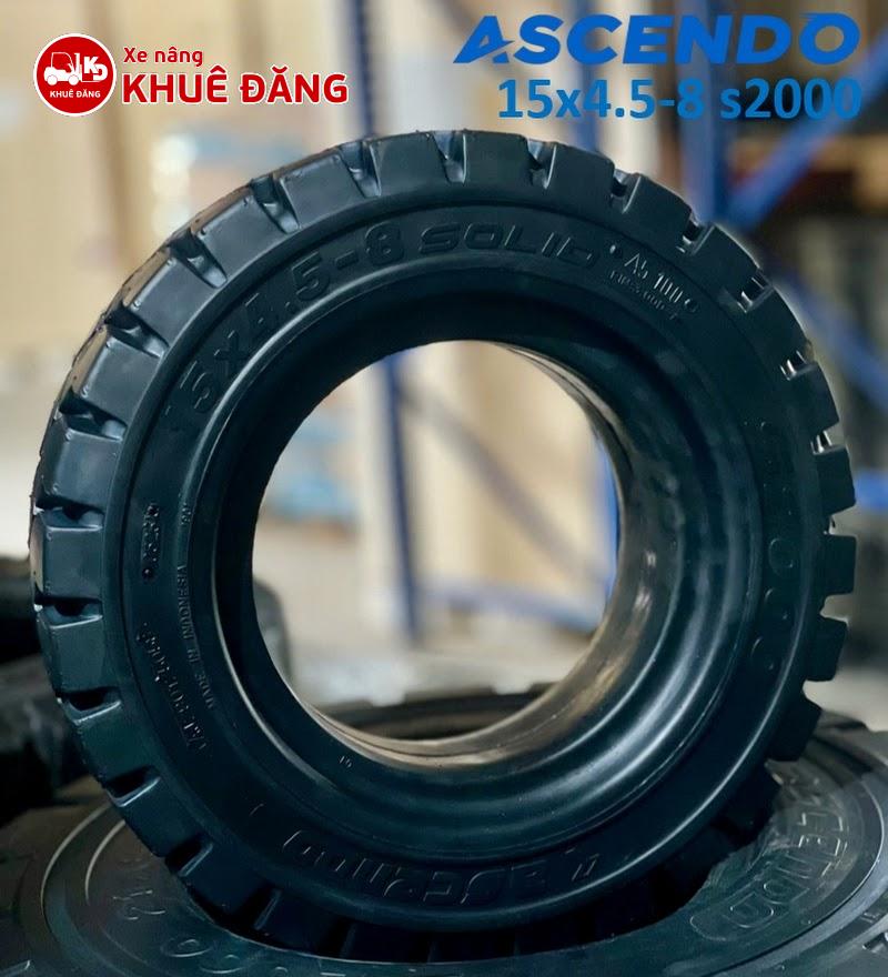 Bánh đặc 15x4.5-8 Ascendo S2000