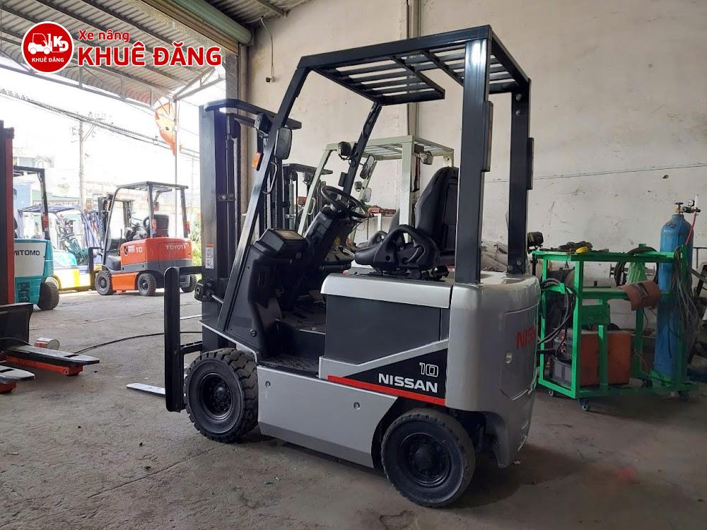 Xe nâng điện ngồi lái 1 tấn NISSAN K1B1L10, 3m
