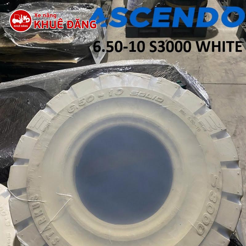 Bánh đặc 650-10 Ascendo màu trắng