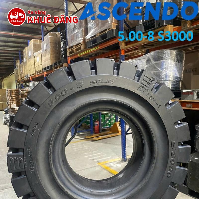 Bánh đặc 500-8 Ascendo S3000