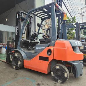 Xe nâng dầu 2 tấn Toyota 02-8FD20, 3.5m, sàng khung