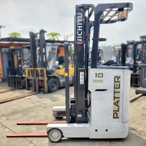 Xe nâng điện đứng lái 1 tấn Nichiyu FBR10-85B-350