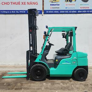 Xe nâng dầu 2.5 tấn Mitsubishi FDE25T-F18D, 4m, sx 2020, số tự động