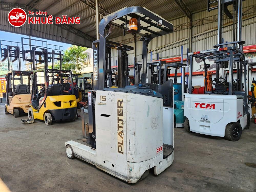 Xe nâng điện đứng lái 1.5 tấn Nichiyu FBR15-80C-300, 3m, SX 2019