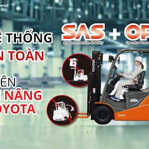 Hệ thống an toàn SAS OPS trên xe nâng Toyota