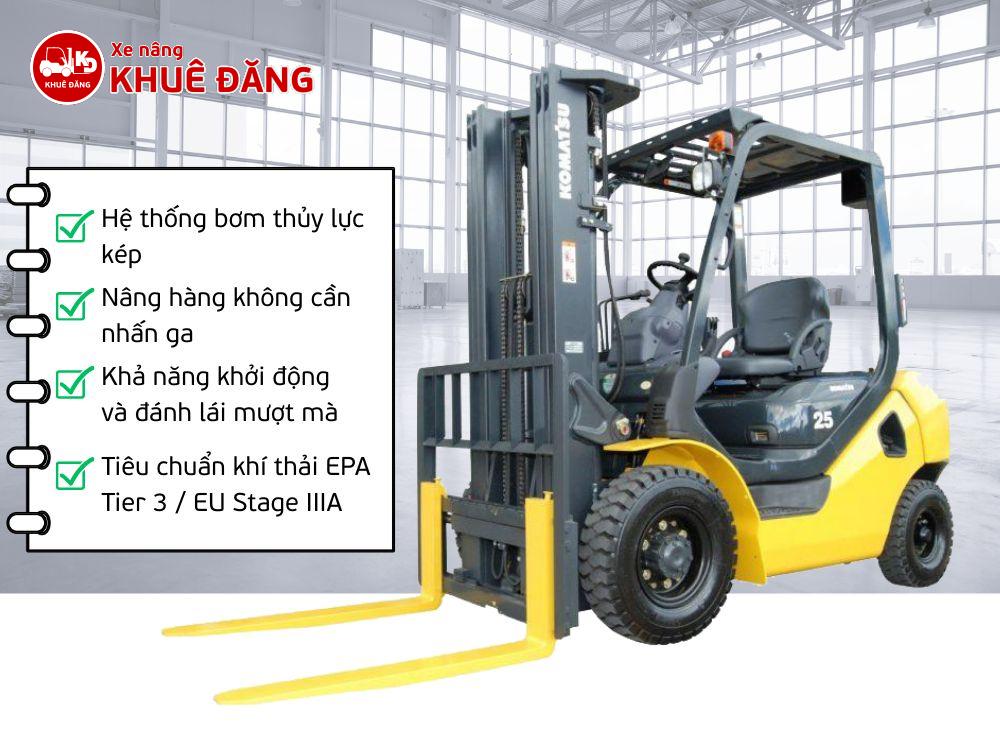 Xe nâng dầu Komatsu Nhật Bản