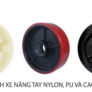 Các loại bánh xe nâng tay