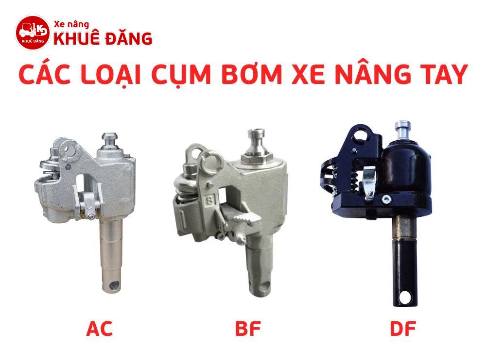 Các cụm bơm phổ biến