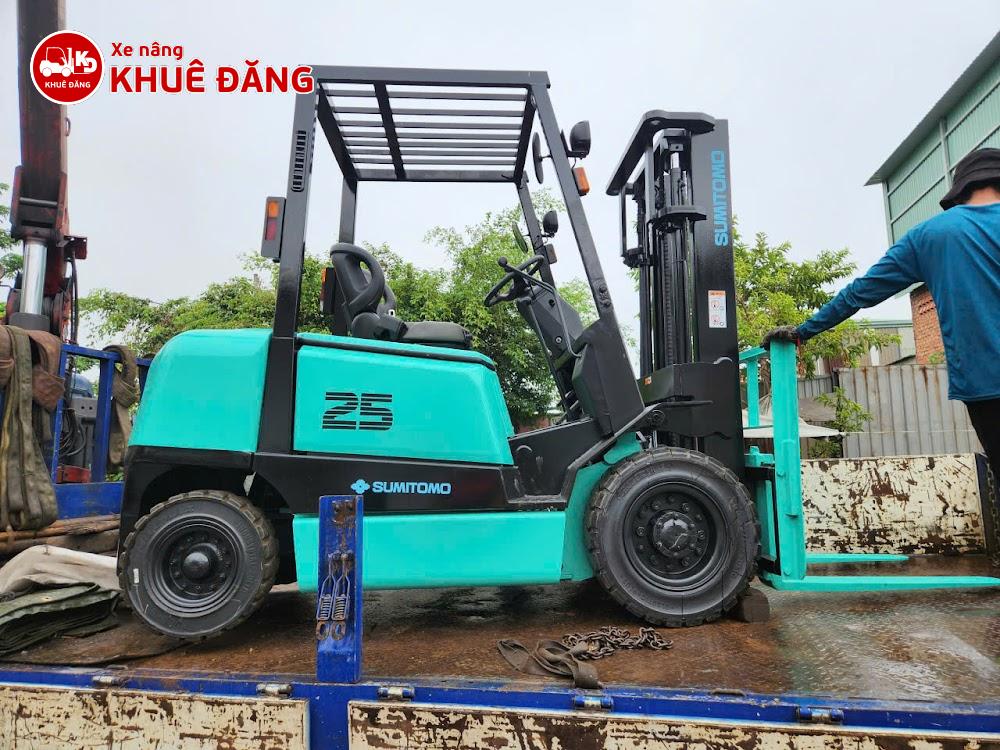 Giao xe nâng dầu 2.5 tấn Sumitomo Nhật Bản (6)