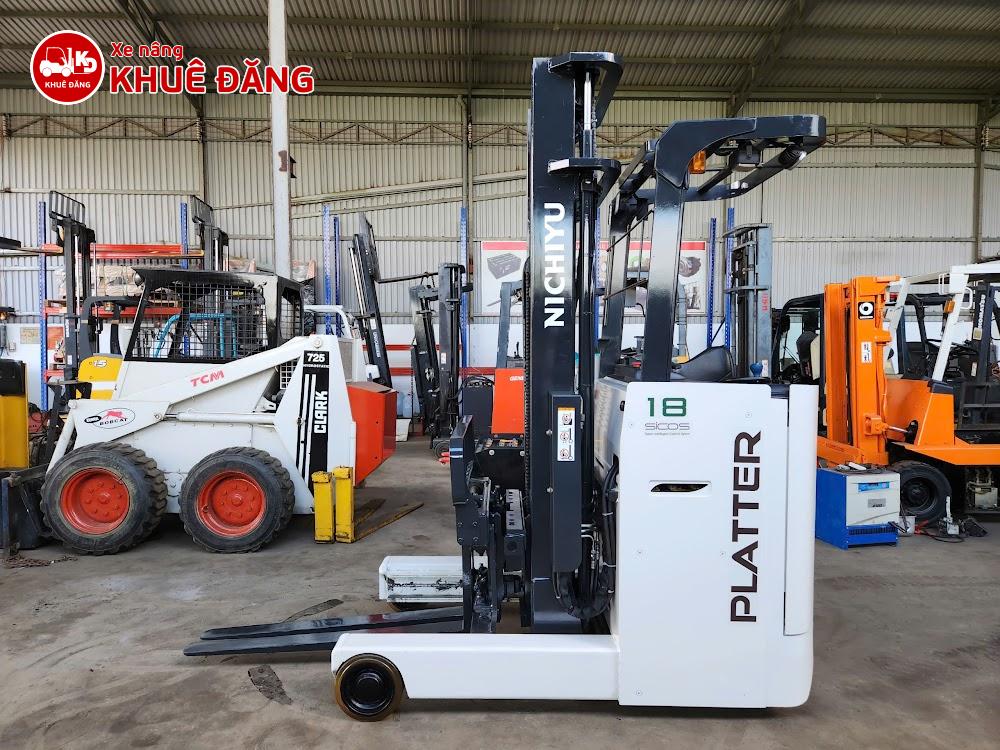 Xe nâng điện đứng lái 1.8 tấn Nichiyu FBR18-85B Nâng cao 6m