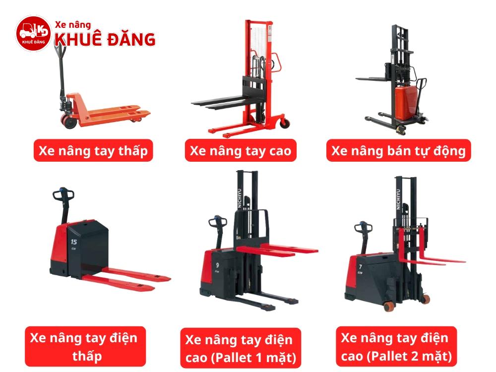 Các loại xe nâng tay