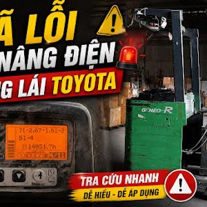 mã lỗi xe nâng điện đứng lái Toyota