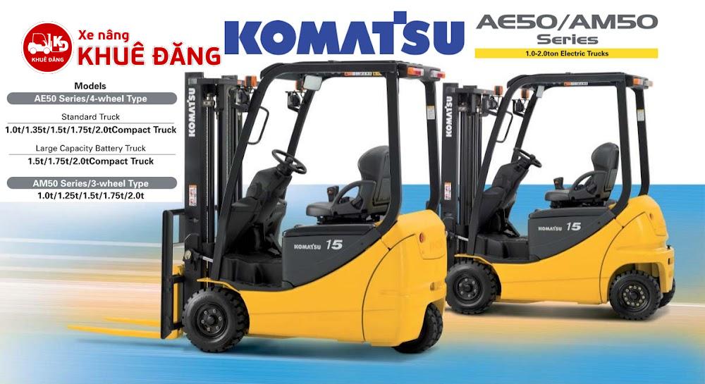 Xe Nâng Điện Komatsu AE50 AM50