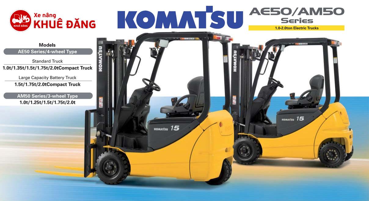 Xe Nâng Điện Komatsu AE50 AM50