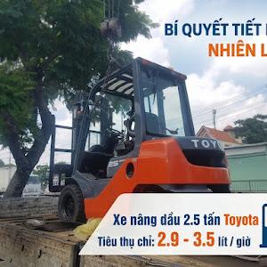 Tiêu hao nhiên liệu xe nâng dầu 2.5 tấn Toyota