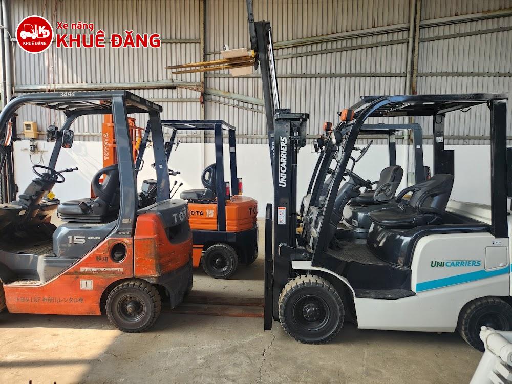 Xe nâng tại bãi xe nâng Khuê Đăng 865 Lê Đức Anh, Bình Tân, TPHCM