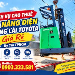 Dịch Vụ Cho Thuê Xe Nâng Điện Đứng Lái Toyota Giá Rẻ, Uy Tín TPHCM