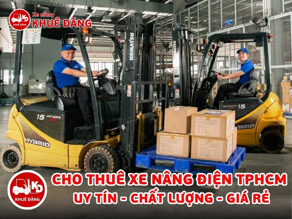 Cho thuê xe nâng điện 1.5 tấn tại Tân Tạo, TPHCM