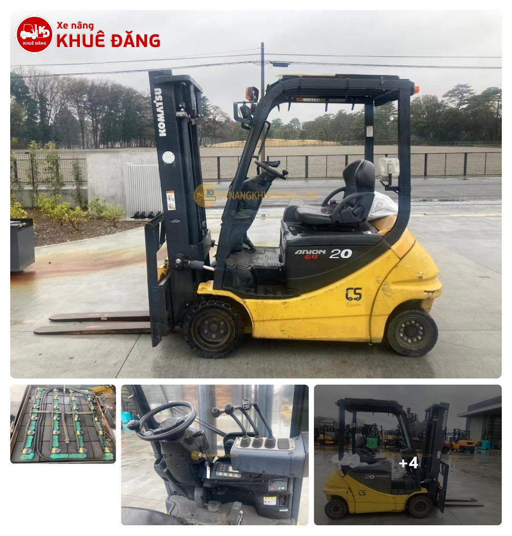 Xe Nâng Điện Komatsu FB20A-12 Lithium 2 Tấn Giá Rẻ TPHCM