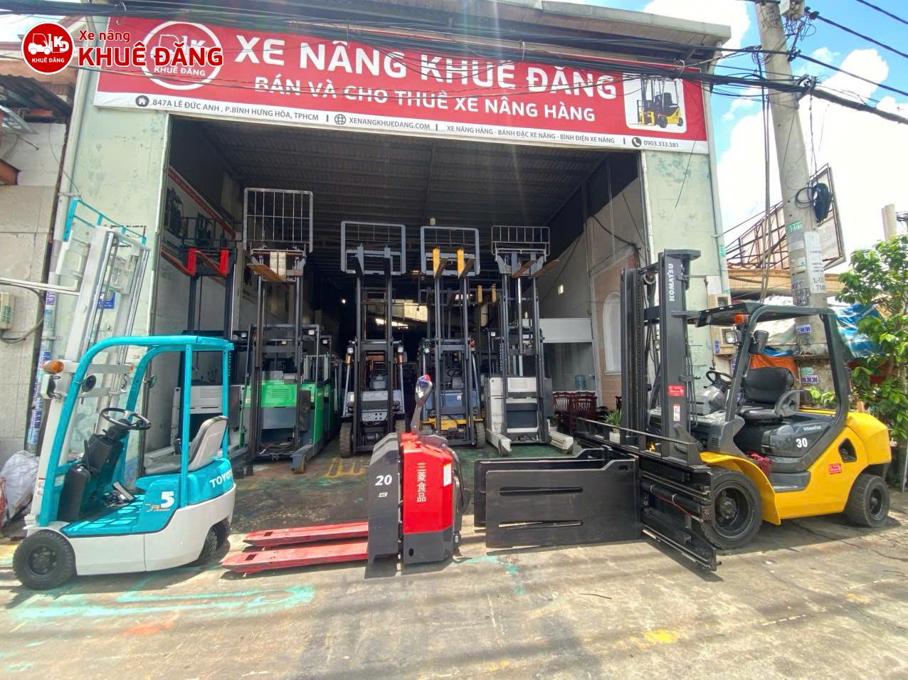 Xe nâng Khuê Đăng - Địa chỉ bán xe nâng dầu cũ uy tín, giá rẻ tại TPHCM