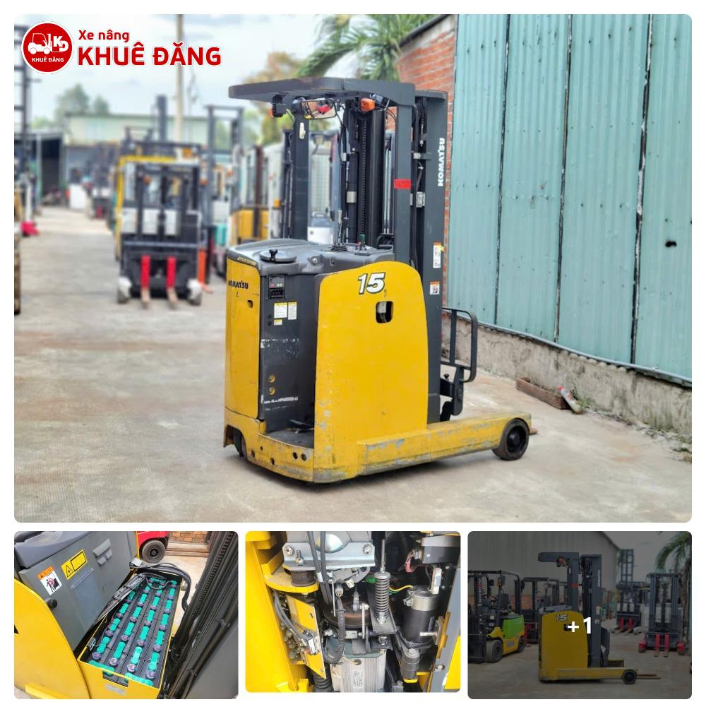 Xe Nâng Điện Komatsu FB15RW-15 1.5 Tấn Giá Rẻ TPHCM ✅, Đứng Lái