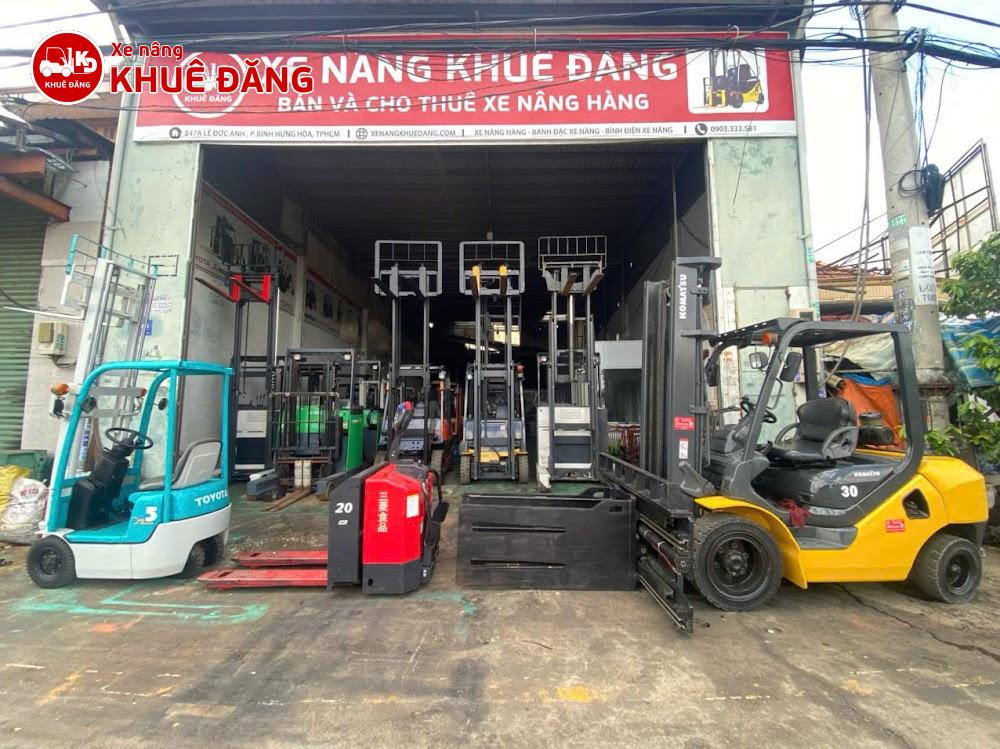 Xe nâng Khuê Đăng - Địa chỉ bán xe nâng 1 tấn cũ uy tín tại TPHCM