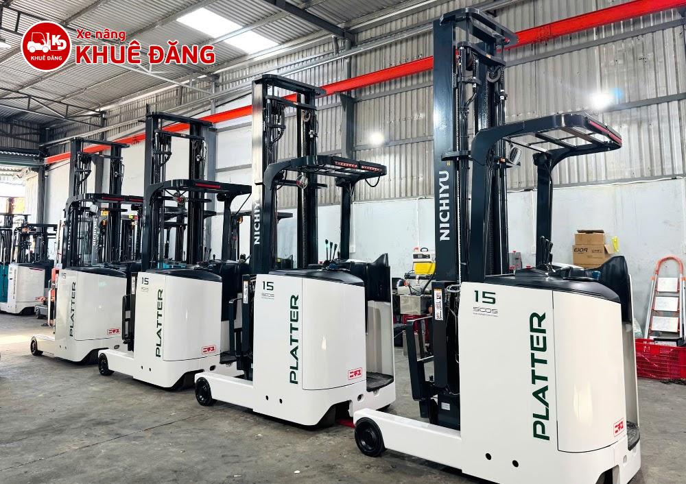 Xe nâng điện đứng lái Nichiyu đời 80-80B mang thiết kế mới cùng bộ điều khiển Sicos độc quyền