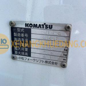 Xe nâng điện mini 700kg KOMATSU fb07-3 (1)