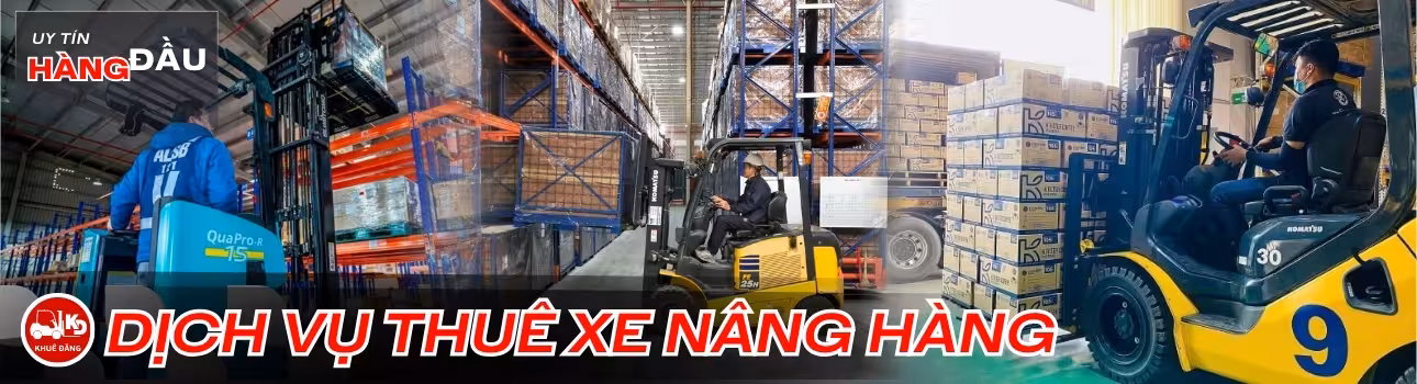 Cho thuê xe nâng tại Bến Tre